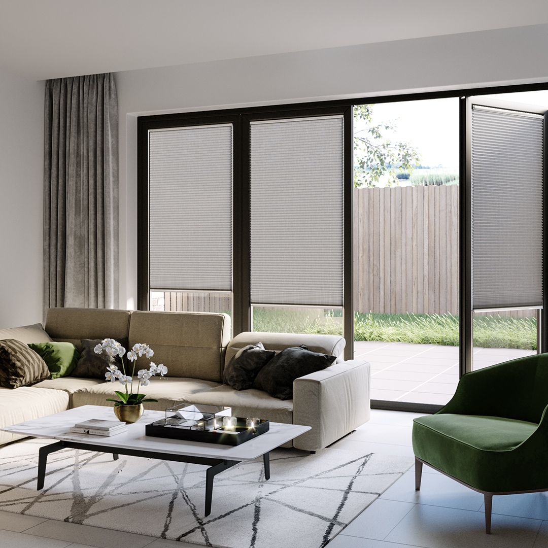 Ribbons asc Micro Silver Pleated Blind