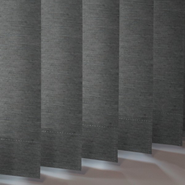 Style Studio Linenweave Charcoal Vertical Blind